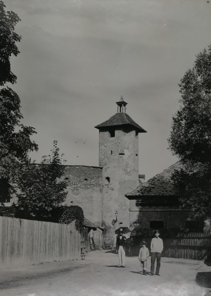 Tour du Bollwerk avant sa restauration - vers 1880
