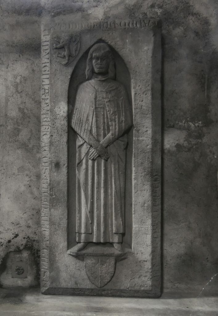 Chapelle Saint-Jean, pierre tombale de Jacques Zu Rhein - s.d.