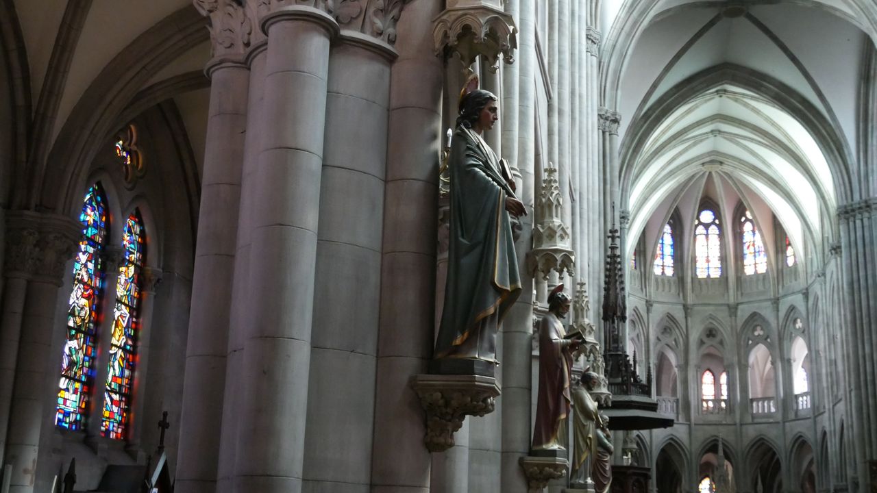Eglise Saint-Etienne, partie gauche de la nef - 2019